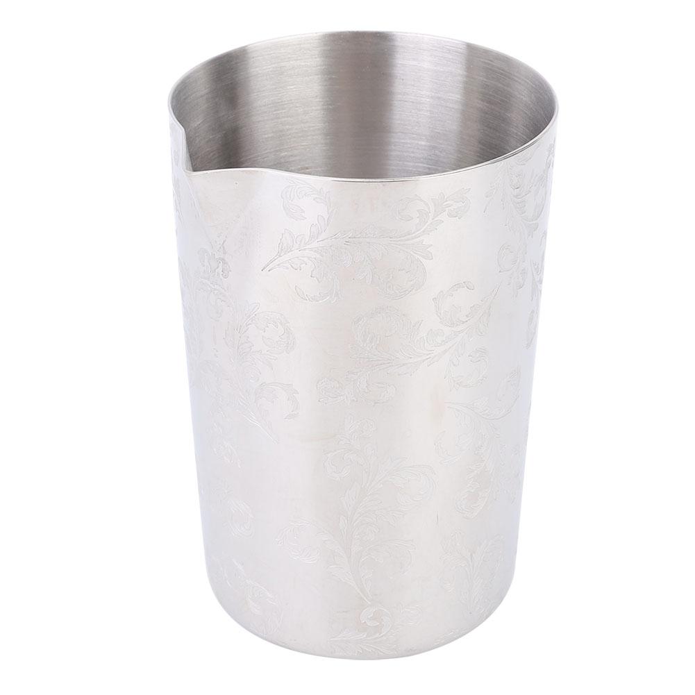 500ml Robuster Edelstahl Bar Bier Cocktail Mischbecher Weitmaulbecher