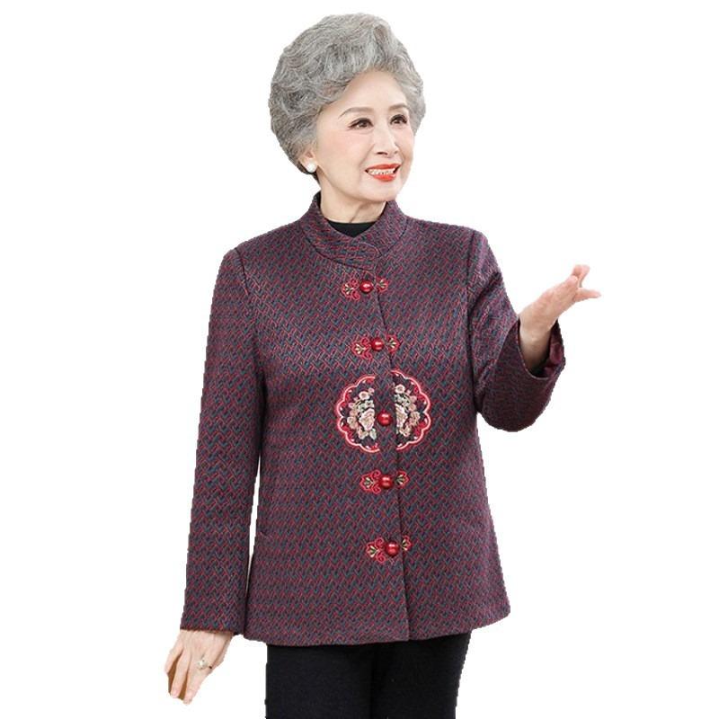 Herbst Tang-Anzugjacke 0 Frühjahrs- und Herbst-Stickerei-Oberteile und Kleidung