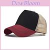 Cotton Mesh Baseball Cap For Men And Women With Wide Brim And Adjustable Fit Summer Streetwear