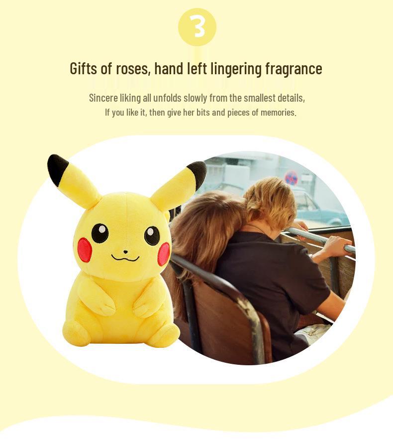 Officially Licensed Pikachu Plush Toy - Valentine's Day Gift