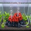 Natural Style Volcano Oxygen Pump Decor Resin Fish Tank Air Pump Volcano  Mini Aquarium