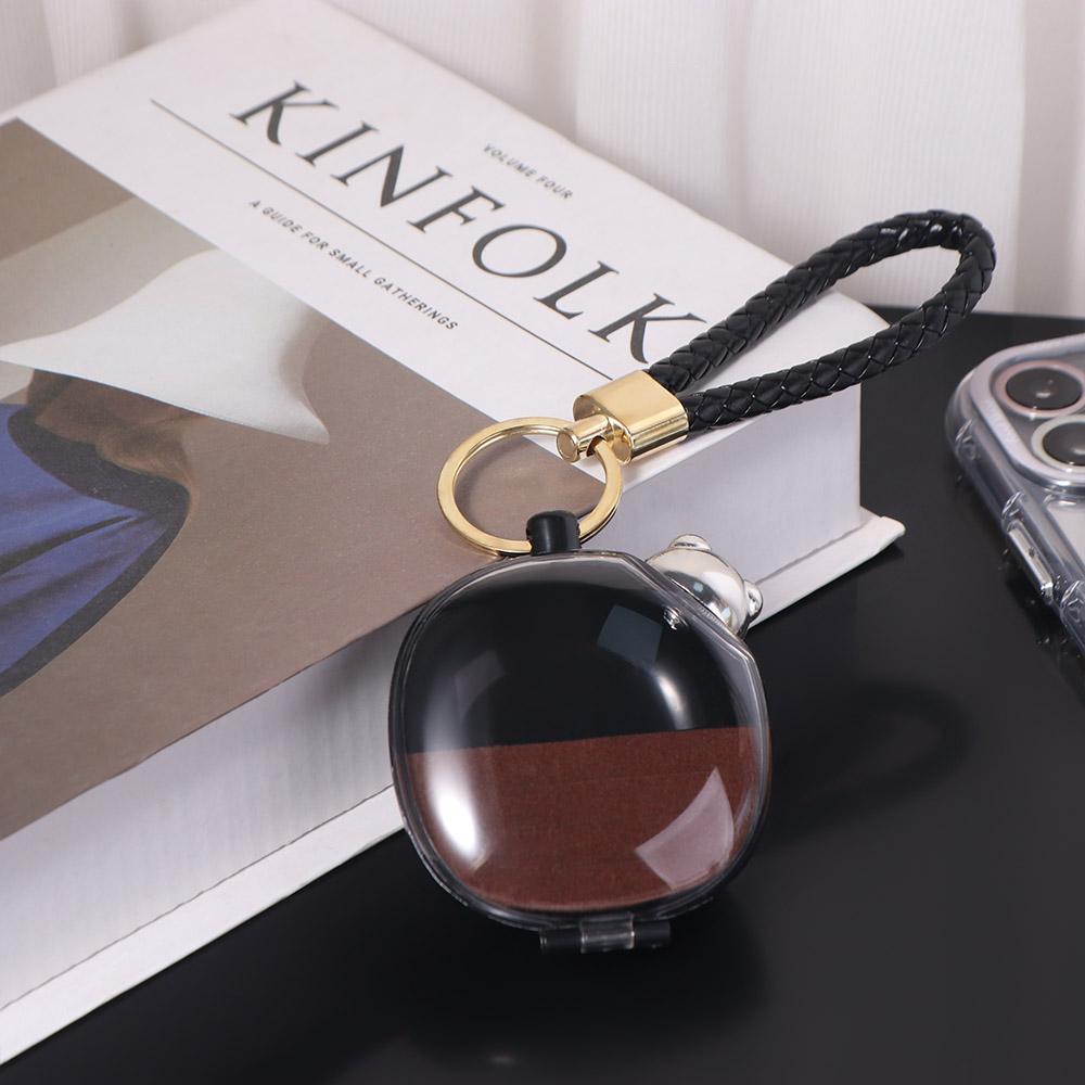 Transparent Portable Travel Organizer Trinkets Storage Storage Case Keychain  Women