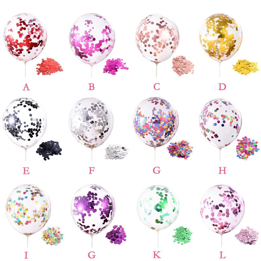 10pcs Party Latex Sequin Balloon Holiday Decorative Latex Balloon Home Wedding Decoration