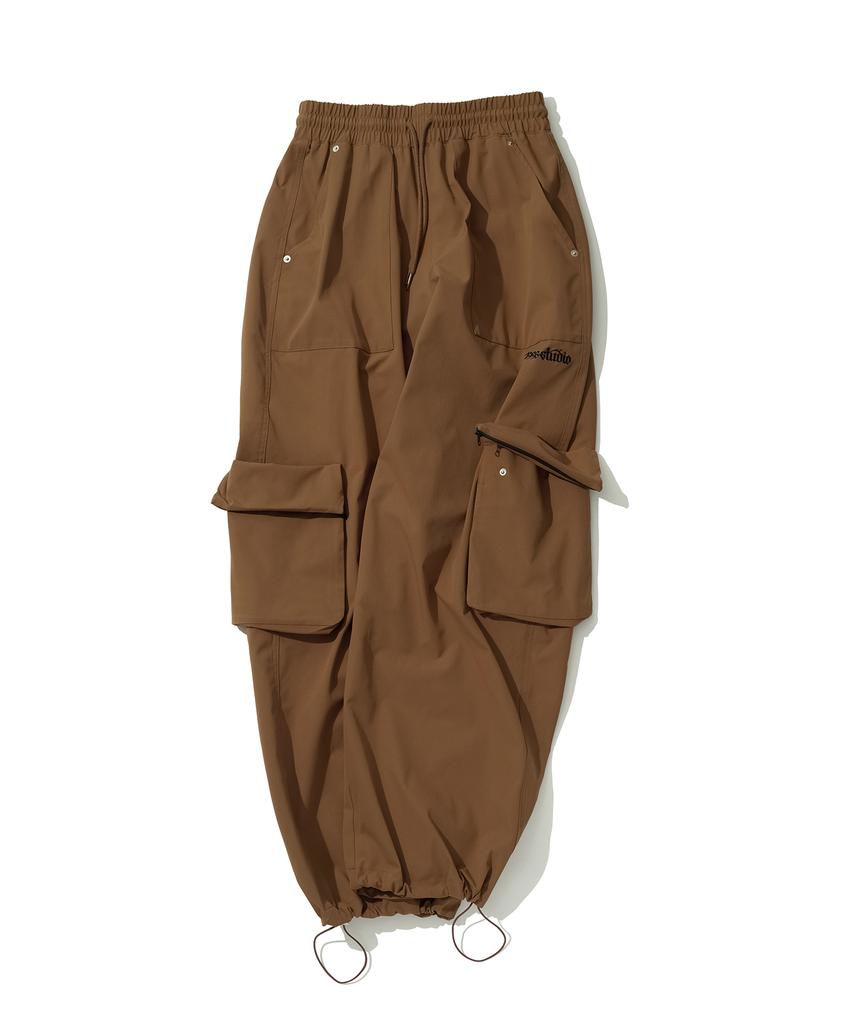 1993STUDIO Wind Cargo Wide Pants_Brick
