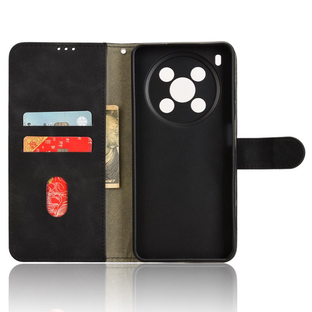 Pentru ZTE Blade V70 Max Husă de Piele Senzație la Piele Anti-Cădere Portofel Husă Telefon Flip