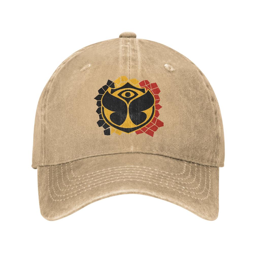 Tomorrowland Belgium 2025 Sun Baseball Cap Fitted Retro Unisex Women Washed Trucker Hat Print Tennis Skate Baseball Caps Gift