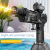 USB Chargeable Electric Water Gun With Realistic Flame Effect High Capacity Squirting Toy For Outdoor Beach And Pool Fun