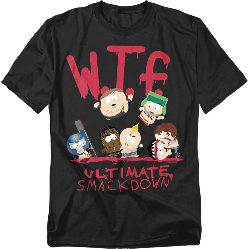 South Park Wtf Ultimate Smackdown T-Shirt S-5XL Black XL