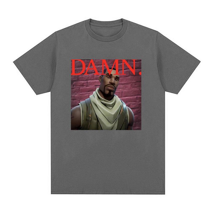 Kendrick Lamar Spitfire T Shirt Damn Album Funny Meme Graphic Tshirt for Unisex Clothing Vintage Cotton Short Sleeve Tshirts Tops