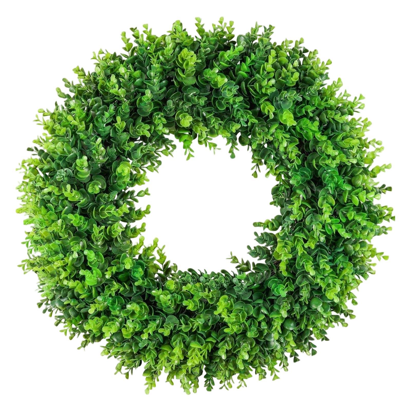 

Green Flower Wreath, Plastic Ring One Size зелений