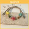 Pastel Color Unique Ceramic Beaded Bracelet With Star Designs Women For