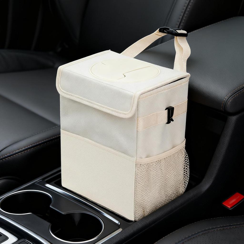 Car Garbage Can Leakproof Interior Organizer Bag Vehicle Trash Can For Truck SUV Road Trips Weekend Outings Vacation Outdoor