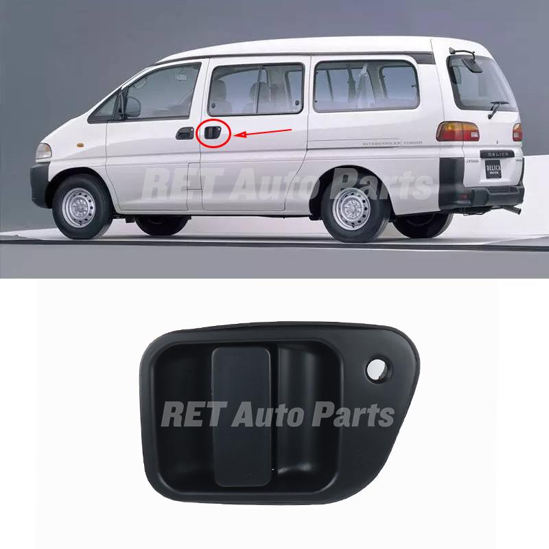 

Левая внешняя ручка раздвижной двери для Mitsubishi Delica L400 1994-2005, автомобильные задние внешние дверные ручки с отверстием для ключа Left