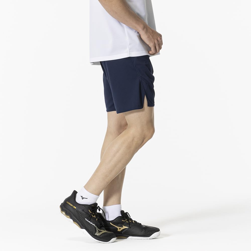 Tennis Badminton Game Half Sweat Quick Dynamotion Certified by Japan Badminton Unisex 62JBB024 Dress Navy XL [Mizuno] Pants, Pants, Absorbent, Drying,