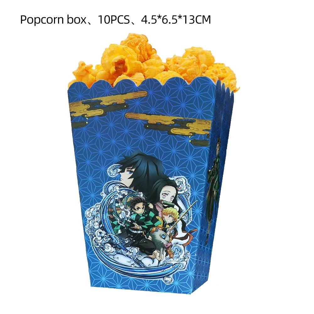 Anime Dämon Geburtstagsparty Dekoration Einweg-Geschirr Teller Tischdecke Becher Serviette Babyparty Kinder Partygeschenke Zubehör