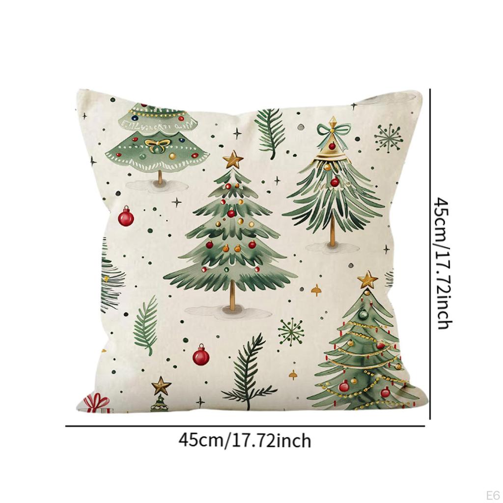 Christmas Decorative Pillow Cover for Home Use, Cushion Case Winter