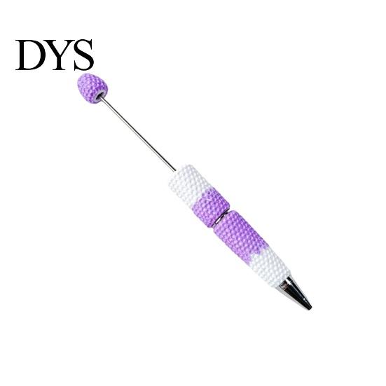 DIY Crafting Pens Beadable Pen, Colorful Fancy Beaded Ballpoint Decorative Gift for Students, Party Favors, Creative Office Supplies Giftable