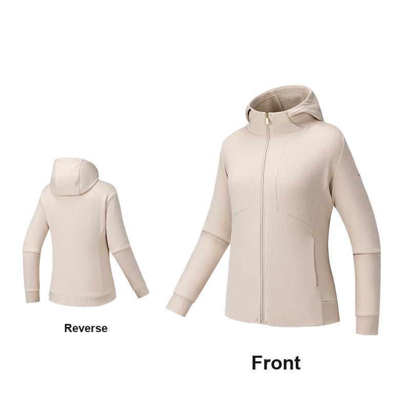 Anta Autumn Training Series Long Sleeve Knitted Sports T-Shirt Women tops 162547711N-6