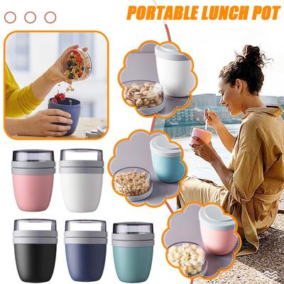 Lunch Cup Creative Portable Travel Preservation Bowl Fresh-keeping Cup