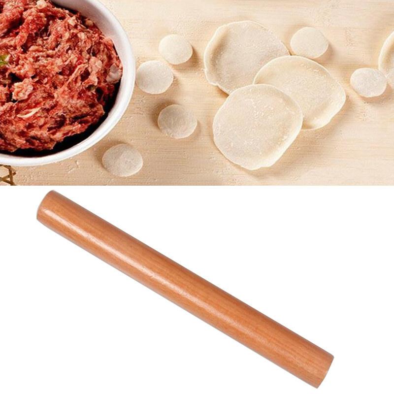 Wooden Rolling Pin Fondant Cake Decoration Dough Roller Baking Cooking Tools 30cm/40cm