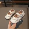 2026 Spring Girl's Bow Princess Leather Flats - Cute & Trendy Low-Cut Shoes
