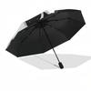 1pc Heart Rose Decorative Automatic Open/Close Umbrella, Formal Events - Ideal Gift for Family or Friends, Outdoor Accessory yy251211224