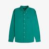 FRED PERRY [Sport] Relaxed Washed Twill Shirt - Deep Mint Afpm2612431-R35