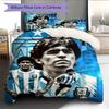 SSC Napoli  Pattern Bedding Quilt Set Quilt Cover Pillowcase Home Decoration Birthday Gift (1 * Duvet Cover + 2 * Pillowcase, Without Core)