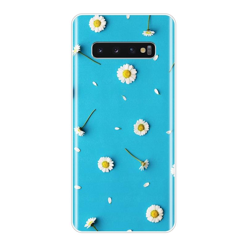 

Силиконовый чехол для телефона Samsung Galaxy Note 10 Pro, желтая мягкая задняя крышка с розами и цветочным принтом для Samsung Galaxy S10E S10 Plus 5G Note 10