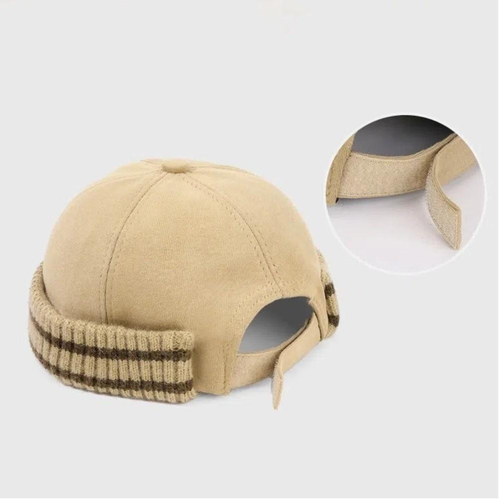 Brimless Beanie Cap Keep Warm Knit Hat Fashion Bucket Hat  Winter