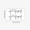 Simple And Advanced Sense, Personalized Love, Heartbeat English Short Sentences, Tattoo Stickers