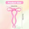 U-Shaped French Hair Pin Acrylic Acrylic Bow Hair Pins New Wavy Hairpins  Hairpin Accessories