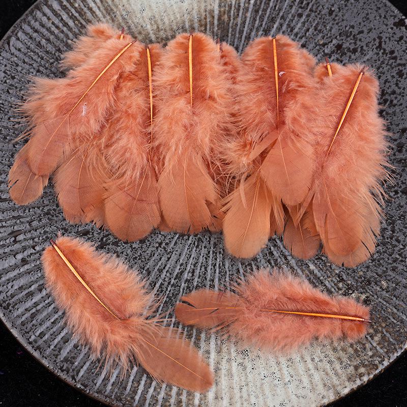 Mixed Color Chicken & Peacock Feathers for DIY Ornaments, Handicrafts, and Handmade Clothing Accessories.