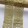 5 m/16,4 ft Spitze Gold Vorhang Trim Band HanMade DIY Nähen Hundertfüßer Zubehör Hochzeit Handwerk Kleidung Party Home Dekoration Krawatten große breite 4,5 cm/1,77 in