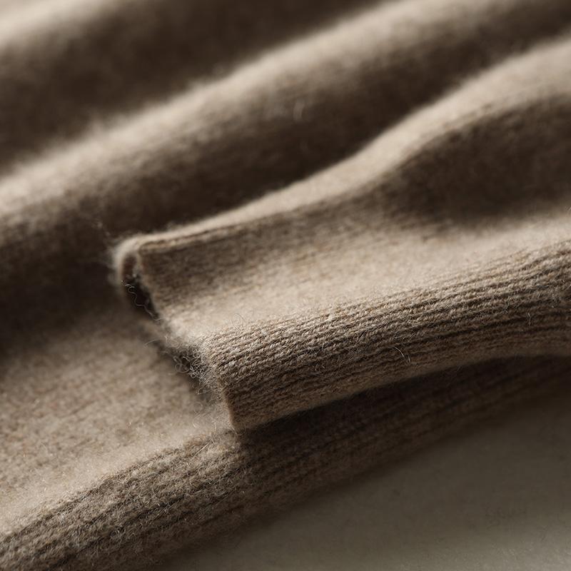 Women Sweater Dress 100% Wool TIDENOVEL O-neck Knit Long Pullover Winter Jumpers Wool Long Dress Female