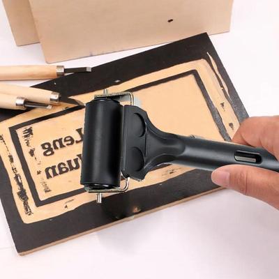 Rolo de Costura de Borracha Rolo de Papel de Parede Rolo de Aplicação de Isolamento Acústico para Carro Roda de Rolagem Bastão Rolo de Pressão para Mural