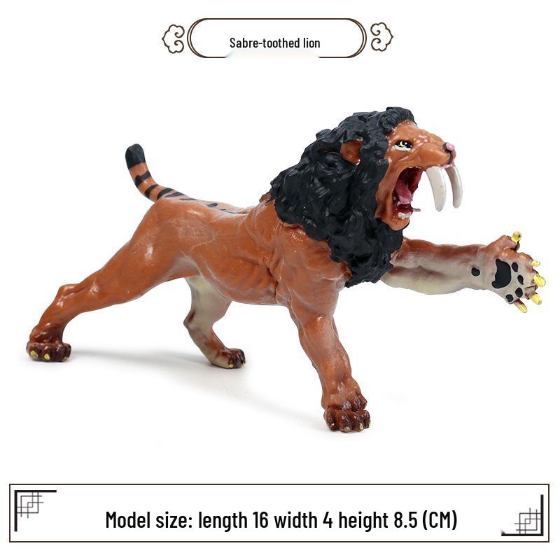 Animal Model Simulation Toy: Woolly Rhinoceros, Dunkleosteus, Deinotherium, Mammoth, Smilodon, Thunder Bird