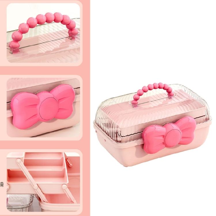 Hair Accessories Storage Box Multi Compartment Hair Accessories Container Case