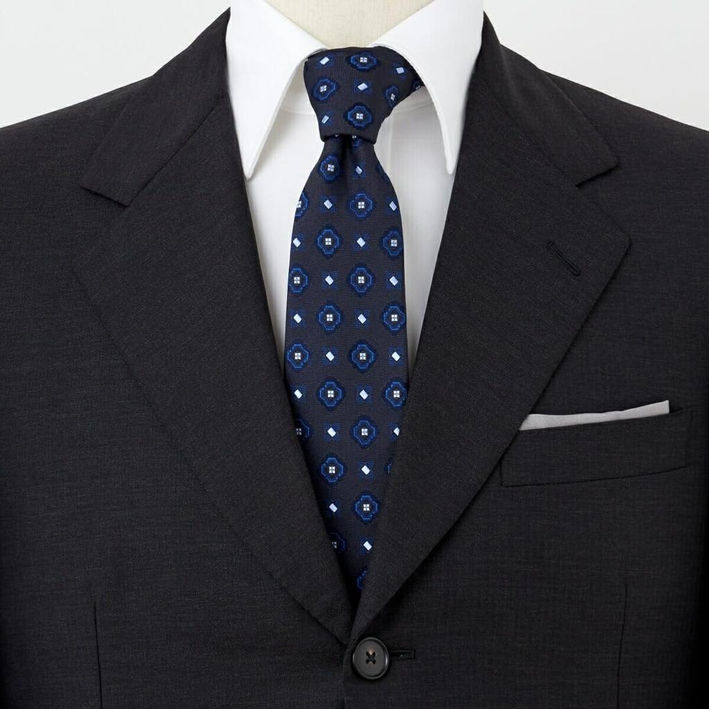 Ogier Silk Regular Yamanashi Small Made In Stylish Men's Tie, Style, Pattern, Japan, Gift, Business,