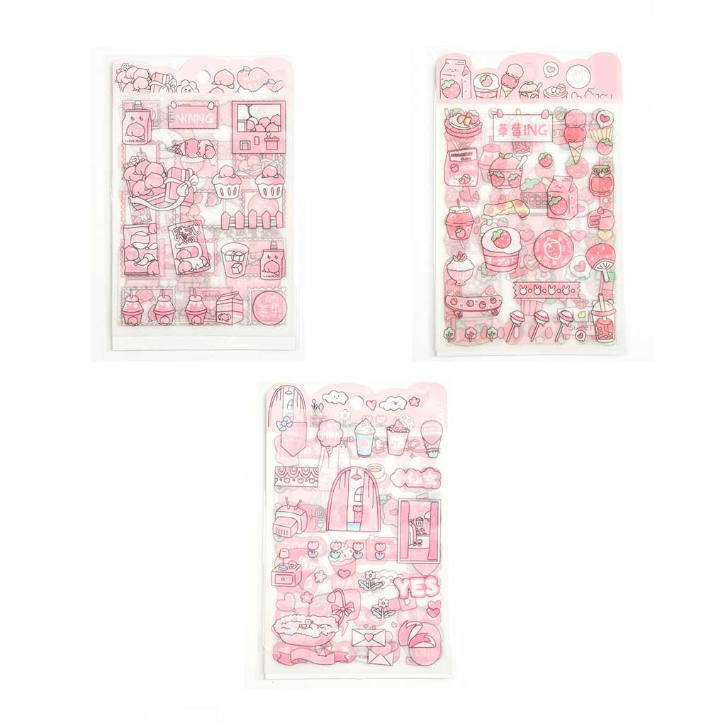 Pattern Sticker DIY Decoration Stickers Children Scrapbooking Cute Decal School Student Stationery Decorative Supply