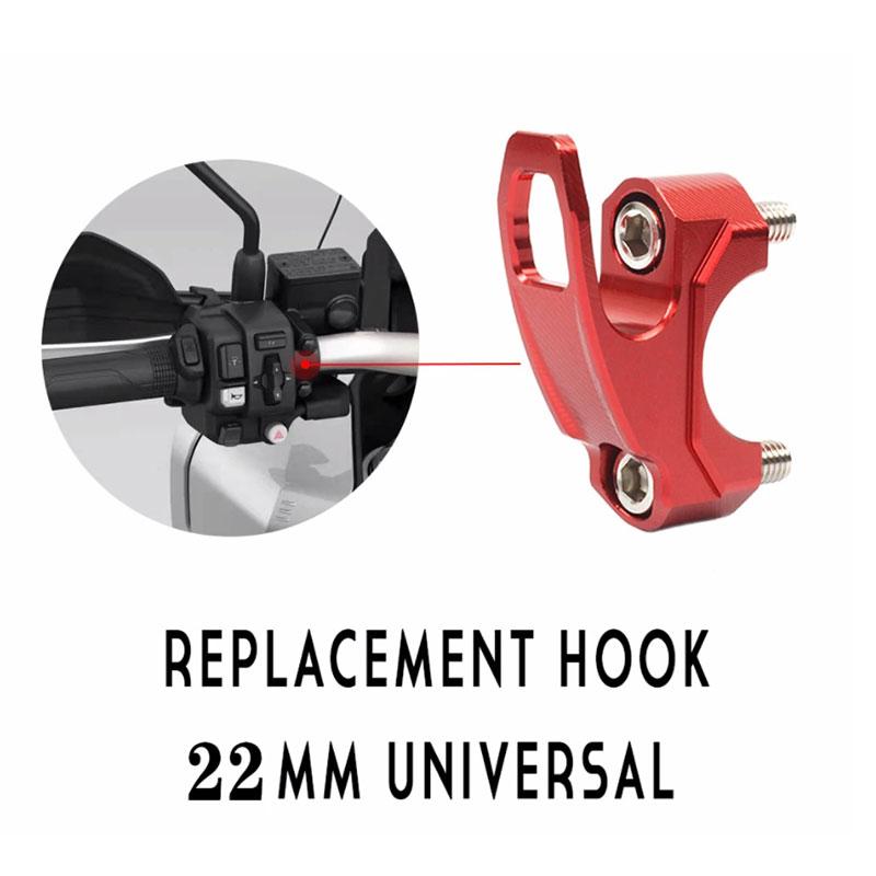 Universal Motorcycle Luggage Helmet Hook Aluminum Mount Motorcycle Scooter Holder Bag Hanger Multi-functional Hook Accessories