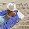 Abstract Line Face Microfiber Beach Towel Absorbent Quick Dry Soft Yoga Swimming Resort Mountain Climbing Towel