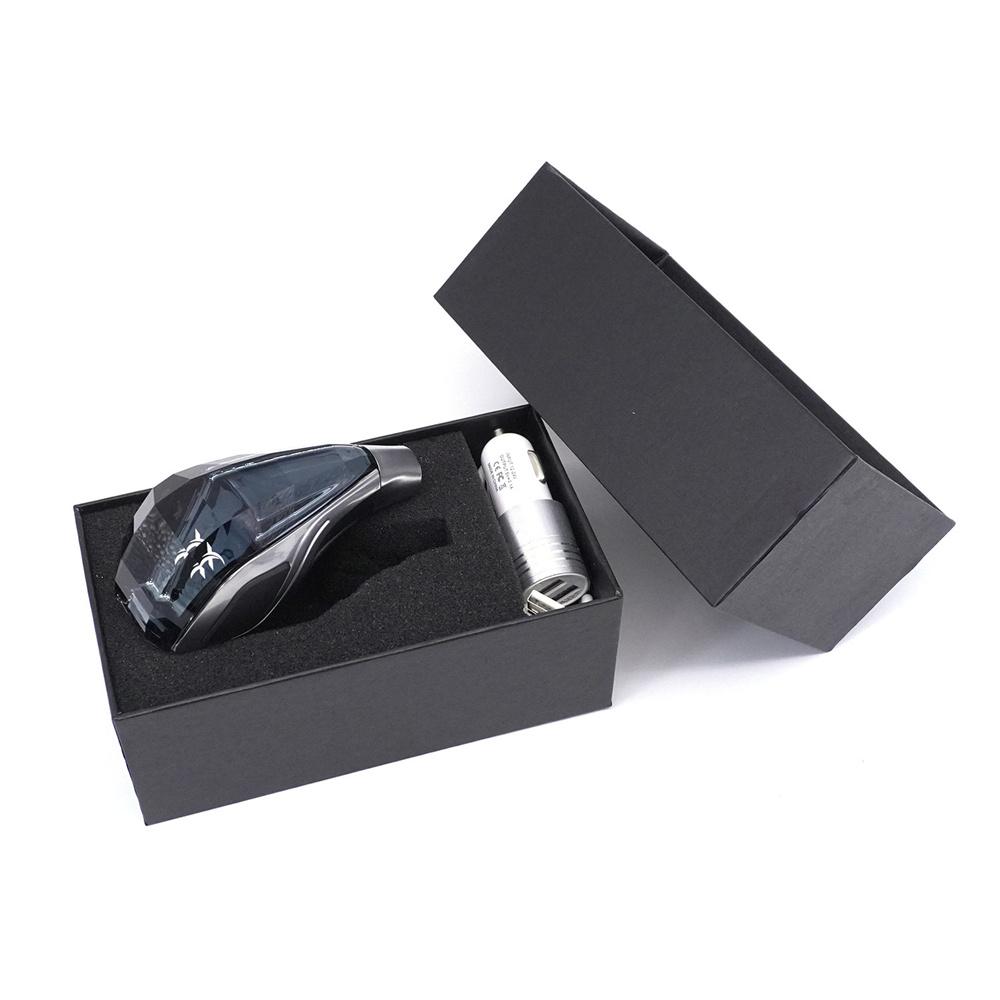 Crystal Touch Activated LED Gear Shift Knob Breathable Light W/ USB Charger VIP Logo