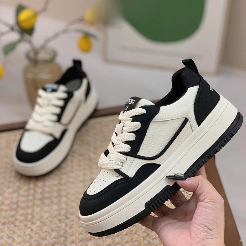 Leather Sneakers D'Lites Spring New Versatile Platform White Shoes Women's Shoes Casual Shoes for Women Sneaker