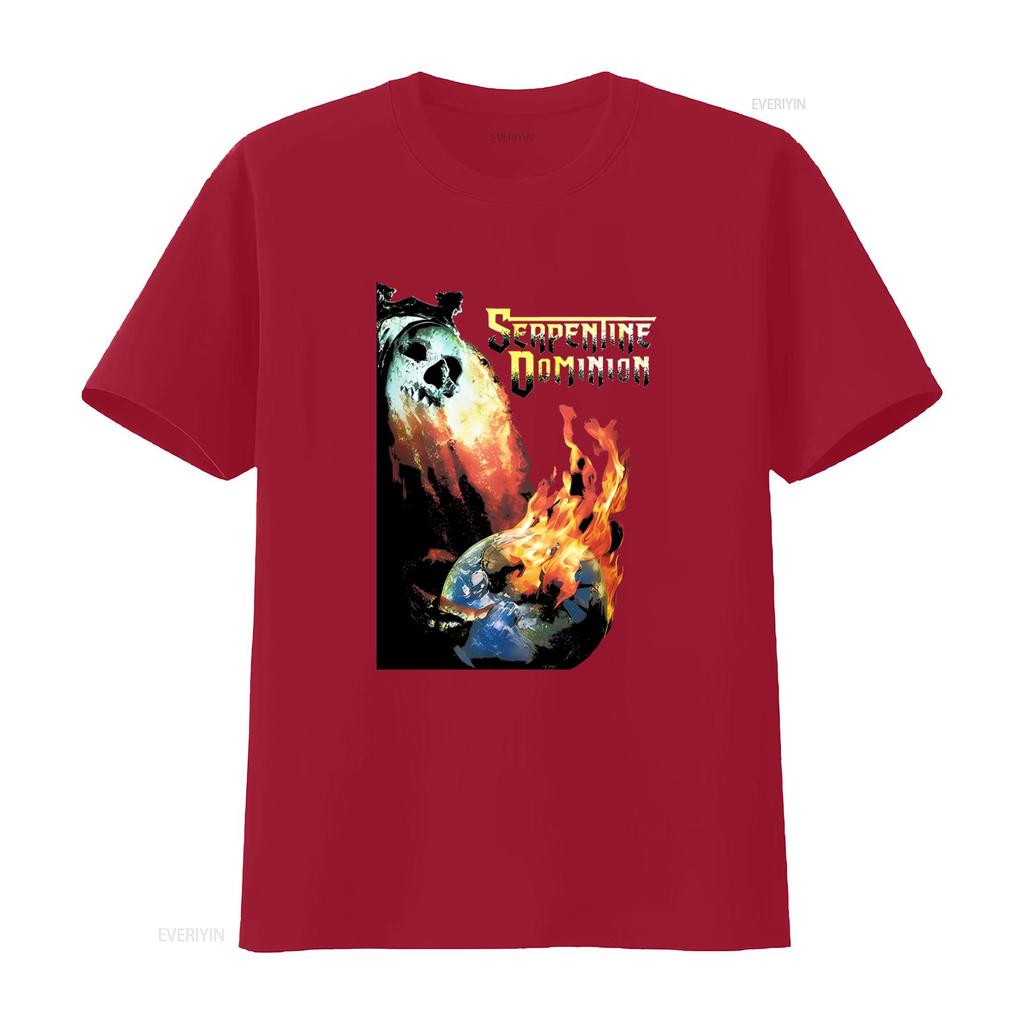 New Serpentine Dominion American Death Music Art Logo T Shirt S 4xl Vintage Breathable Stylish Streetwear Homme Unisex
