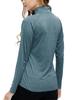 YIRUIYA Rash Long Sleeve Polo Basic Cut and Sew Everyday Size M Women's Guard, T-Shirt, Lightweight, Moisture-Wicking, Quick-Drying, Spring/Autumn