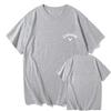 Pure cotton short-sleeved T-shirts for men and women high-end trendy T-shirts for the new summer of 2025 and Marine animals