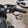 WOOGA Rückspiegel Überkopfhalterung, Motorrad Lenker Rückspiegel Seitenspiegel Umgedrehte Halterung, Unten Adapterhalterung Erweiterungsständer passend für