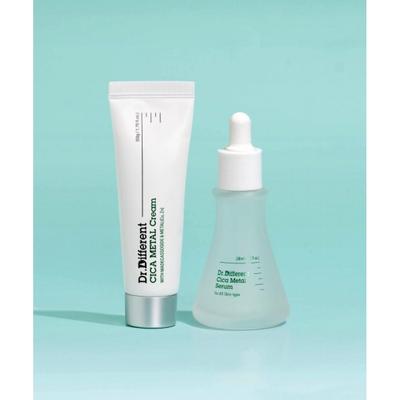 Dr.different Cica Metal Cream+serum Set