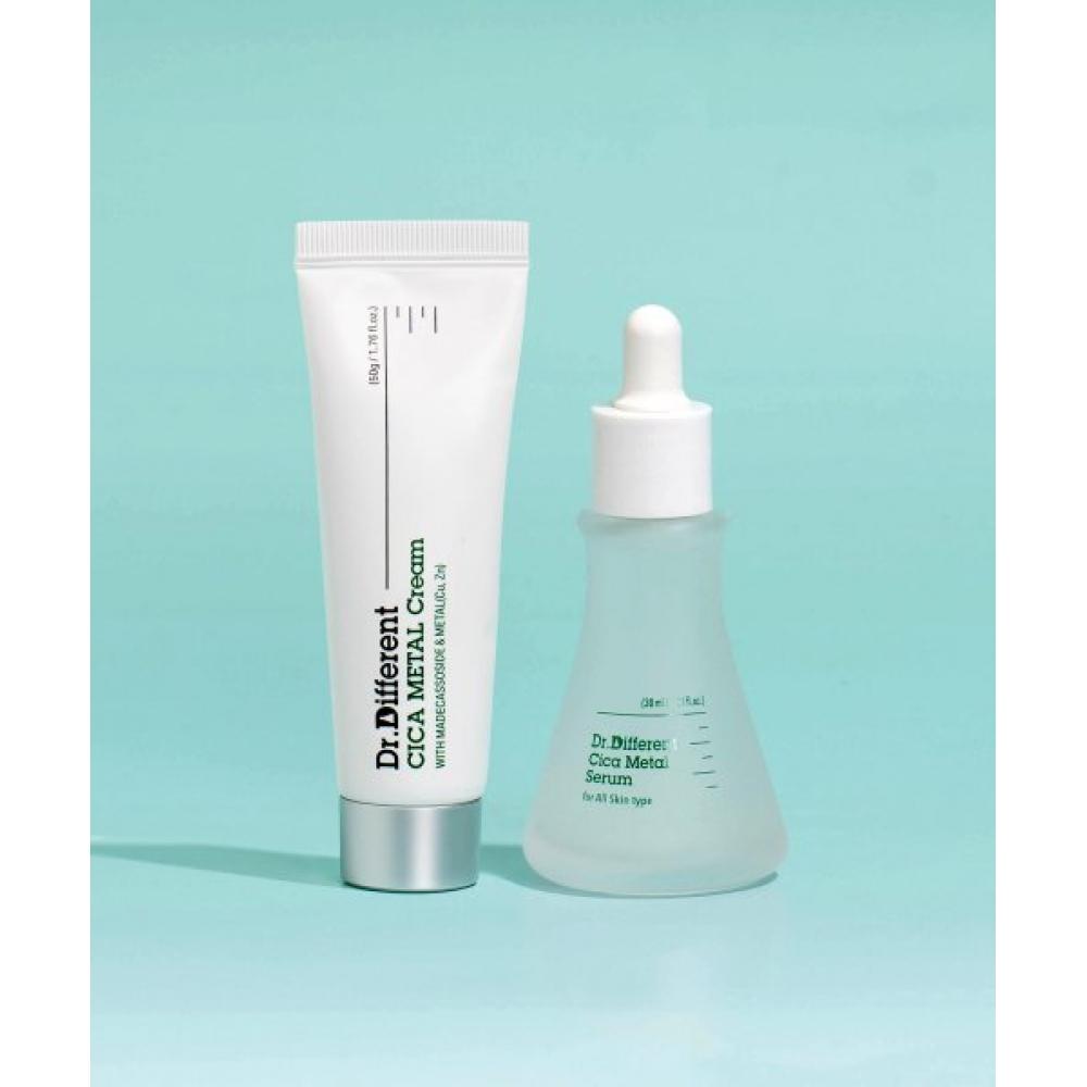 

Dr.different Cica Metal Cream+serum Set Cica Cream+Cica Serum